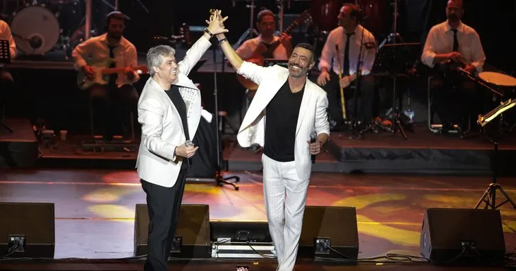 Hakan Altun ile Cengiz Kurtoğlu’nun Harbiye konserine sürpriz misafir