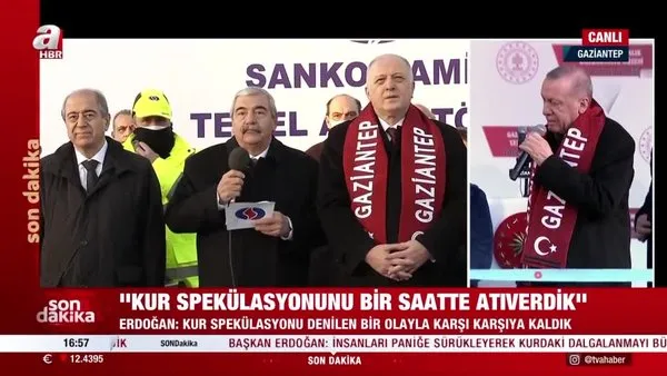 Başkan Erdoğan Gaziantep'te toplu açılış töreninde... Yeni terminal binası, cemevi, çocuk hastanesi... | Video