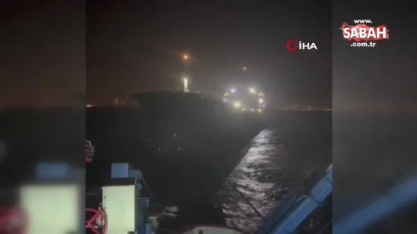 İstanbul Boğazı'nda 120 metre boyundaki kargo gemisi arızalandı | Video