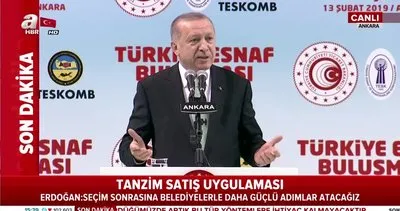 Cumhurbaşkanı Erdoğan, Türkiye Esnaf Buluşması’nda önemli açıklamalarda bulundu