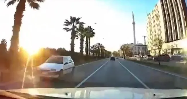 Ters istikametteki magandaya 9 bin lira ceza