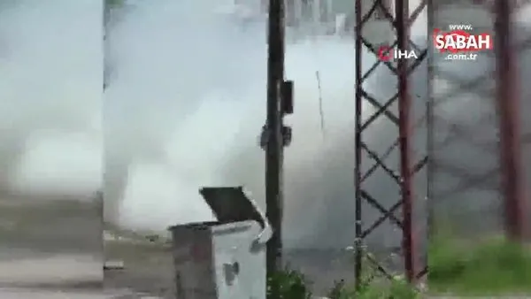 Van’da park halindeki otomobil alev alev yandı | Video