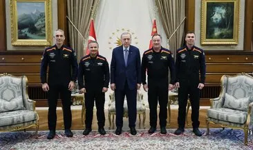 Başkan Erdoğan, Ax-3 Uzay Misyonu mürettebatını kabul etti
