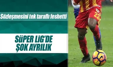 Nakoulma Kayserispor’dan ayrıldı