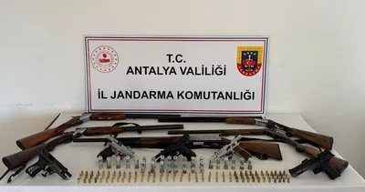 Antalya’da ruhsatsız silah operasyonu