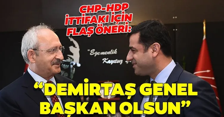 Son dakika: CHP ile HDP ittifakına AK Parti'den ilk yorum: Selahattin Demirtaş CHP'ye Genel Başkan olsun!