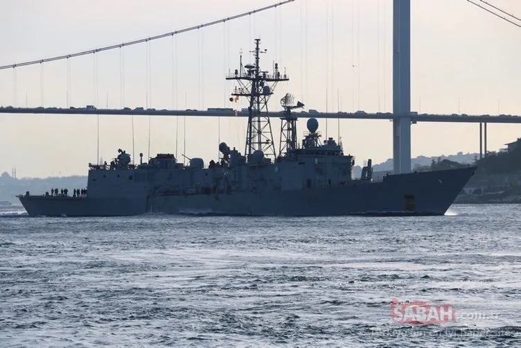 NATO’nun 3 savaş gemisi İstanbul Boğazı’ndan geçti
