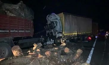 Bolu’da kamyona çarpan tırın sürücüsü öldü, 1 kişi yaralandı