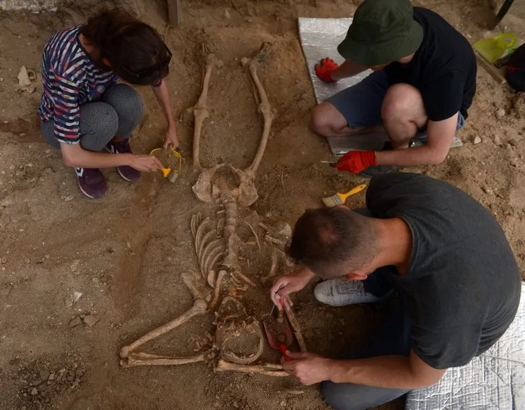 Sinop’ta arkeologları şaşırtan iskelet