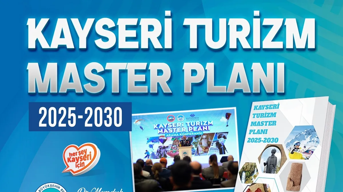 Kayseri Turizm Master Planı 2025-2030 yayımlandı Kayseri Turizm Master Planı 2025-2030 yayımlandı