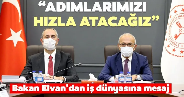 Son dakika | Bakan Elvan'dan iş dünyasına mesaj! Adımlarımızı hızla atacağız