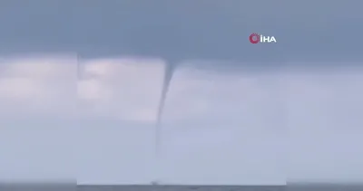 İstanbul’da hortum kameraya yansıdı