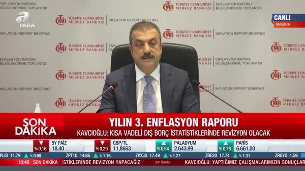 Merkez Bankası Başkanı Şahap Kavcıoğlu: Veriler güçlü ekonomik büyümeye işaret ediyor