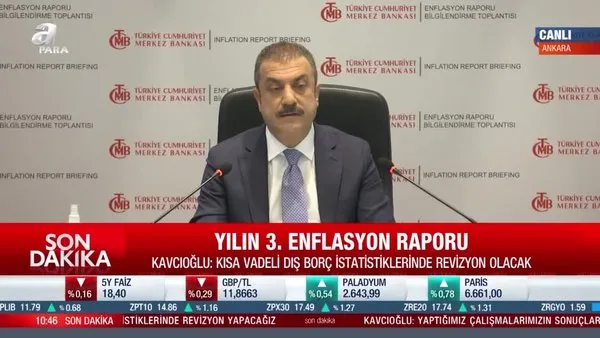Merkez Bankası Başkanı Şahap Kavcıoğlu: Veriler güçlü ekonomik büyümeye işaret ediyor