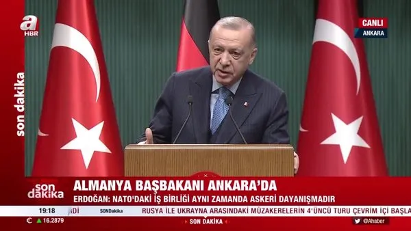 Son dakika: Başkan Erdoğan ve Almanya Şansölyesi Scholz'den önemli açıklamalar: Antalya Zirvesi önemli bir başarıdır | Video
