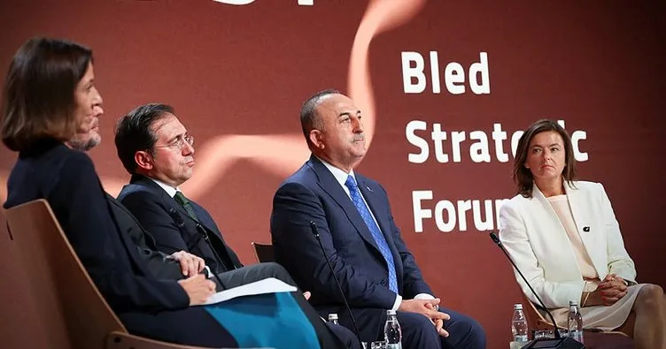 Çavuşoğlu’ndan Bled Forumu’nda Türkiye uyarısı
