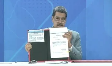 Canlı yayında imzaladı! Maduro: Dostum Erdoğan’a selamlarımı iletiyorum...