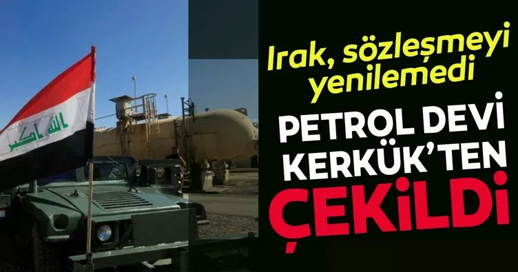 Irak Petrol Bakanlığı Sözcüsü: BP, Kerkük petrol sahasından çekildi