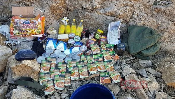 Van'da PKK'ya ait 2'si EYP ile tuzaklanmış 3 büyük tüp ele geçirildi