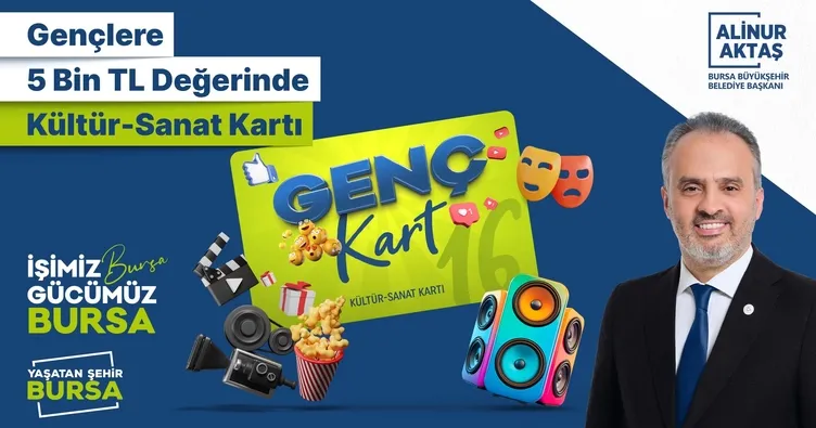Genç Kart ile gençlere 5 bin TL destek