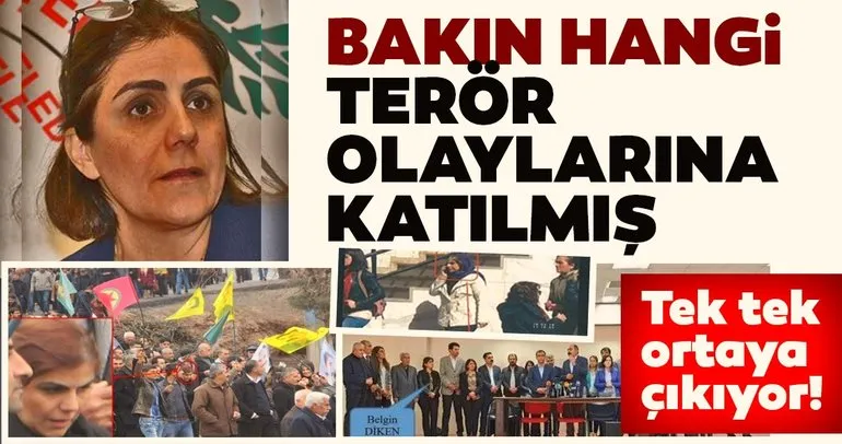 Görevden alınan HDP’li Belediye Başkanı Belgin Diken’in suç dosyası kabarık çıktı!