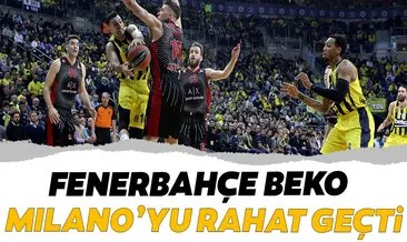 MAÇ SONUCU Fenerbahçe Beko 73 - 64 AX Armani Exchange Milan