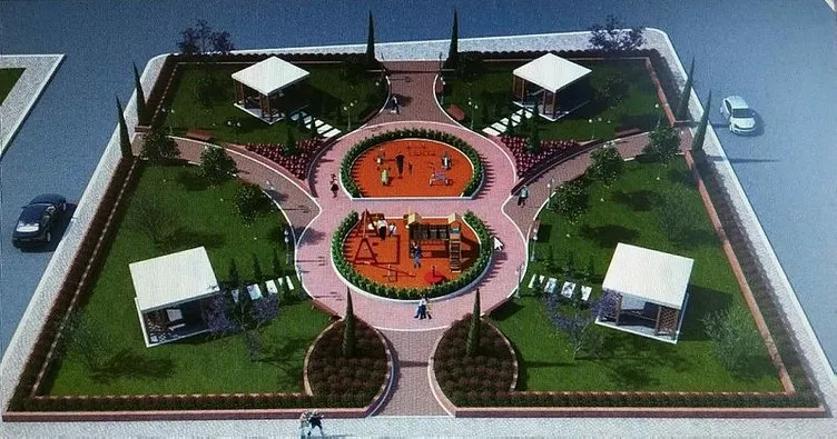 Hisarcık Belediyesi’nin yeni park projesi