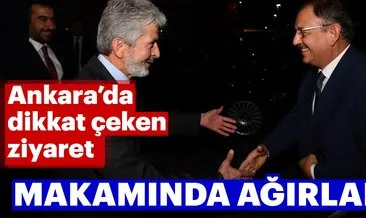 Ankara’da dikkat çeken ziyaret: Mehmet Özhaseki Mustafa Tuna’yı ziyaret etti
