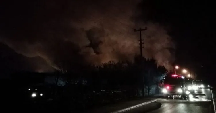 Kocaeli’de Kartepe Belediyesine ait depoda yangın