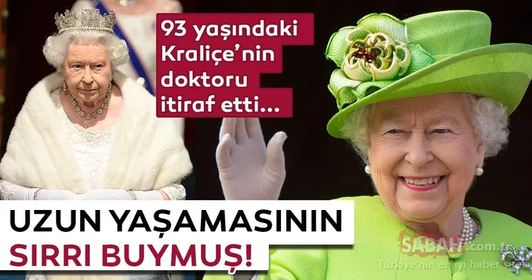 Kraliçe Elizabeth'in uzun yaşam sırrı ortaya çıktı! İşte 93 yaşındaki Kraliçe Elizabeth'in sırrı...