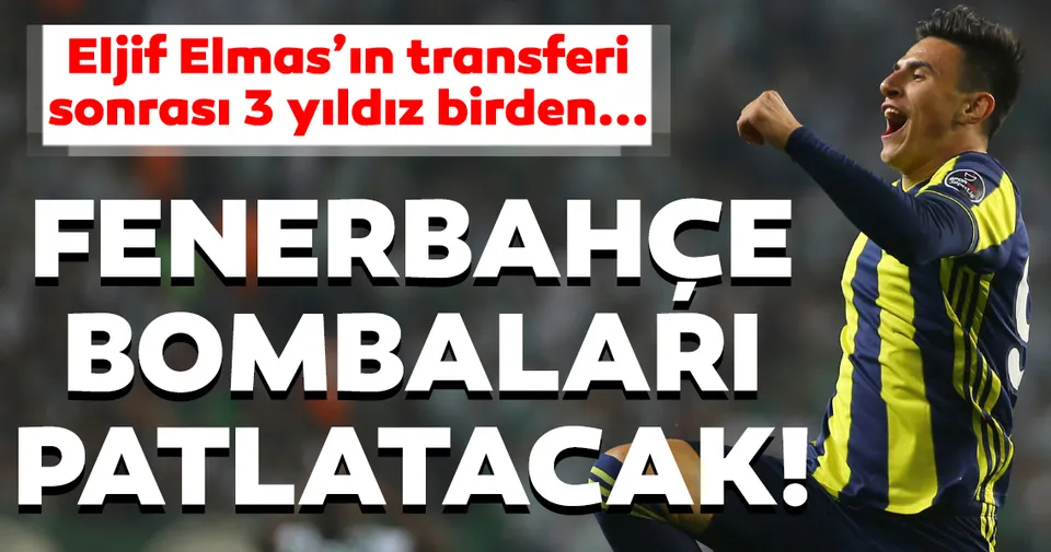 Fenerbahce Den Dev Transfer Harekati Eljif Elmas In Transferi Sonrasi 3 Yildiz Birden Spor Haberleri