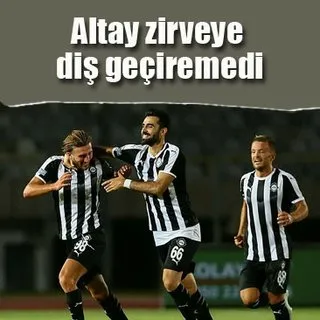 Altay zirveye diş geçiremedi