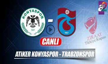Atiker Konyaspor - Trabzonspor Canlı