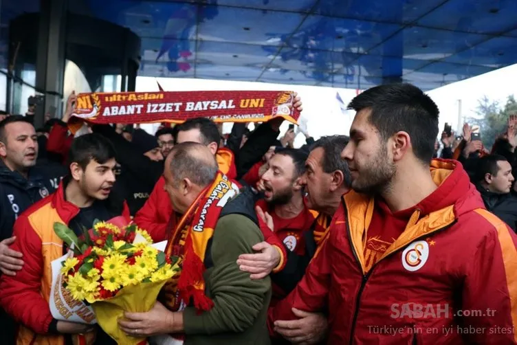 Bolu’da Galatasaray izdihamı! Devreye polis girdi