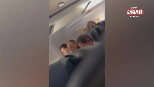 ABD'de uçuş sırasında acil çıkış kapısını açmaya çalışan kişi gözaltına alındı | Video