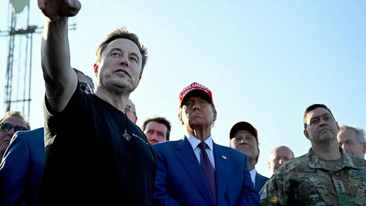 Trump, Starship roketinin fırlatılmasını Musk'la izledi