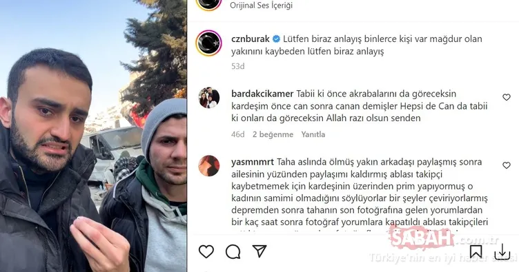 SON DAKİKA: CZN Burak’tan Taha Duymaz isyanı! Sosyal medya o iddiaları konuşuyor! Taha Duymaz öldü mü?