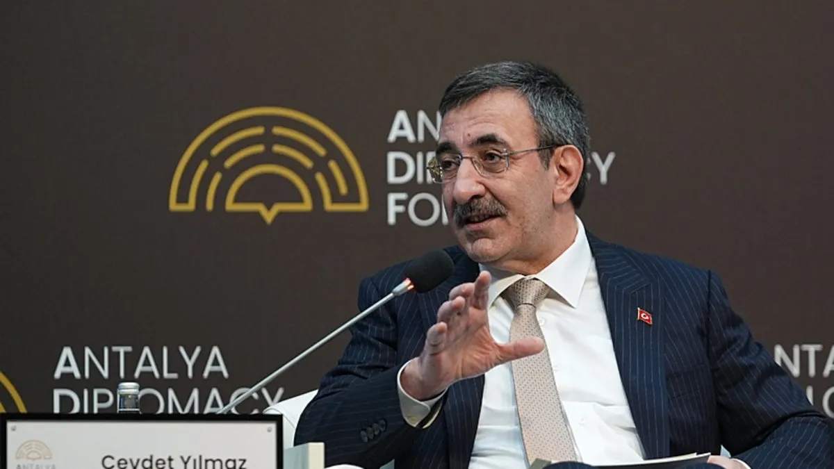 Cumhurbaşkanı Yardımcısı Yılmaz'dan