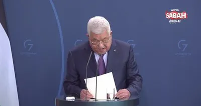 Filistin lideri Abbas’ın ’holokost’ sözleri sonrası Almanya harekete geçti | Video