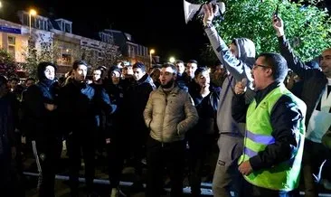 Hollanda’da İslam karşıtı gösteri: Arbede çıktı