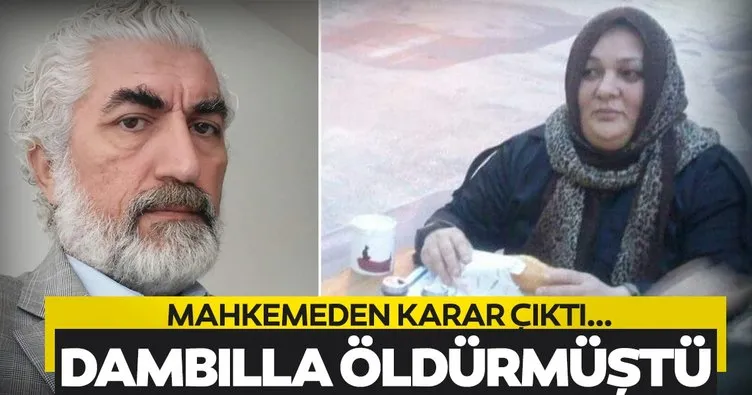 SON DAKİKA: İstanbul’daki dambıllı cinayette flaş gelişme! Cani koca tutuklandı...