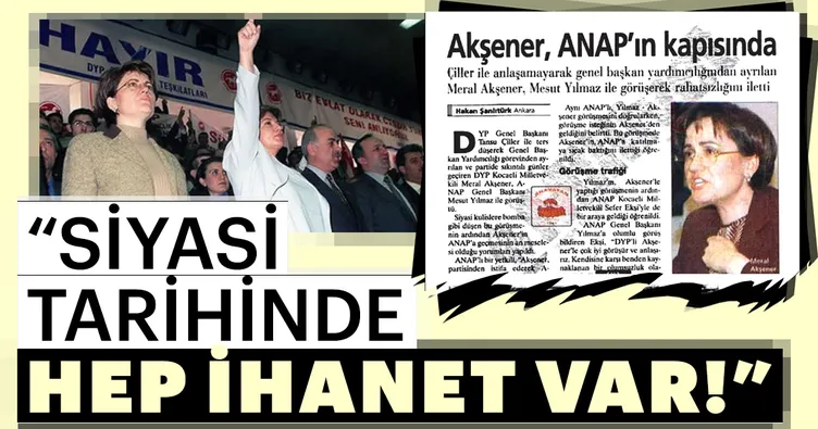 Siyasi tarihinde hep ihanet var!