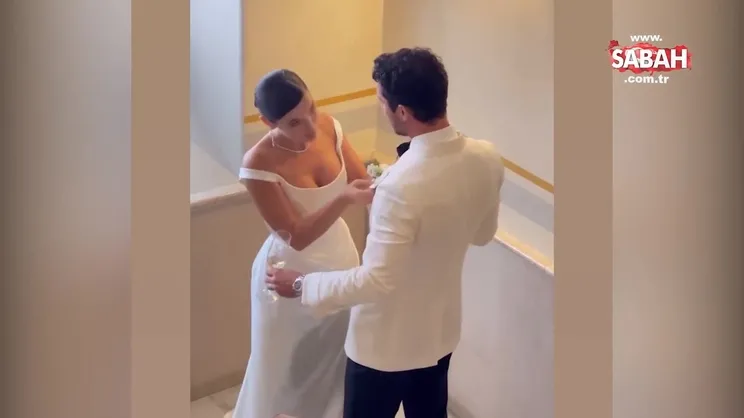 Kaan Yıldırım ile evlenen Pınar Deniz gözyaşlarını tutamadı! İşte o anlar!