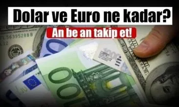 Dolar/TL bugün ne kadar oldu? Döviz kurları Euro dolar alış satış fiyatları ile ilgili son dakika haberi