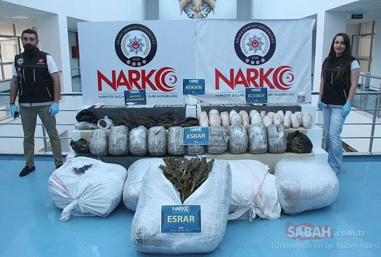 Adana’da 275 kilo eroin ele geçirildi