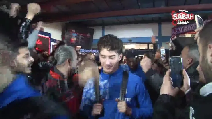 Trabzonspor'a coşkulu karşılama | Video