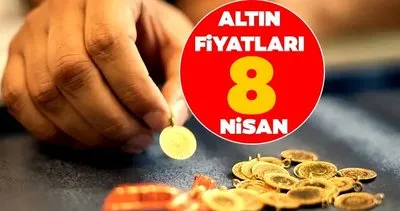 Altın YENİ rekorunu kırdı! Çeyrek, 22 ayar bilezik ve Cumhuriyet altını 8 Nisan bugün kaç TL, ne kadar?