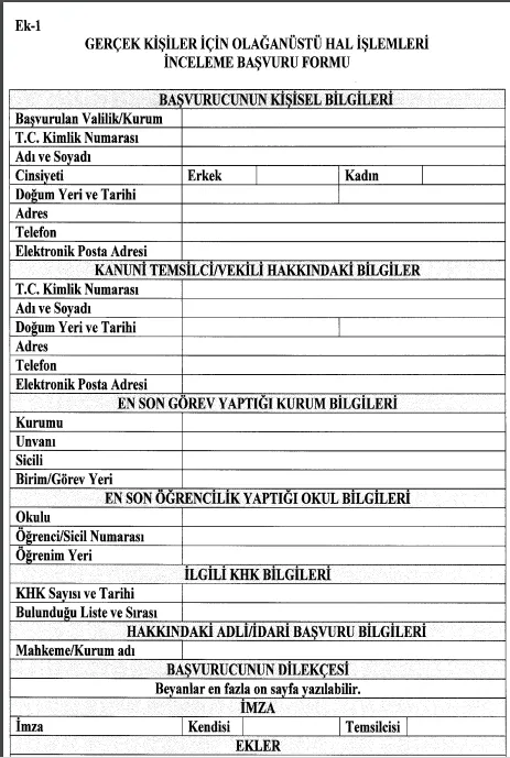 Ohal Komisyonu Nun Nasil Calisacagi Belli Oldu Son Dakika Haberler