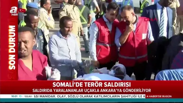 Mehmetçik, Somali'deki bombalı saldırıda yaralananları tedavi için Türkiye'ye getiriyor