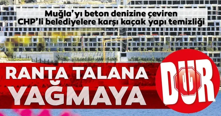 Ranta talana yağmaya dur